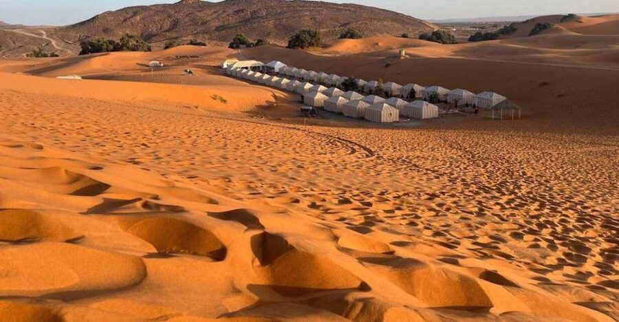 Marrakech to Merzouga: 3-Day Sahara Desert Tour & Camel Ride - Camel riding into the Erg Chebbi dunes