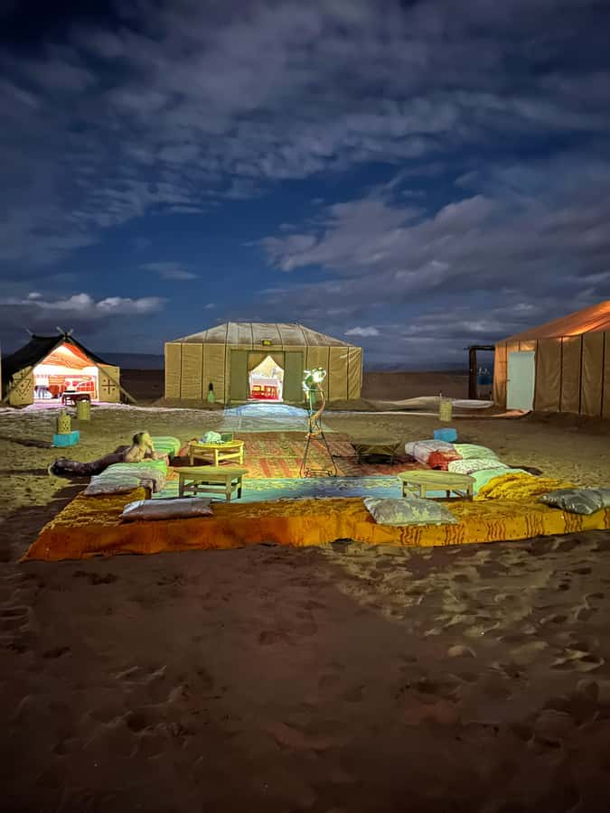 Marrakech to Zagora Desert: 2-Day trip via Ait Benhadou - Arriving at camp by camel