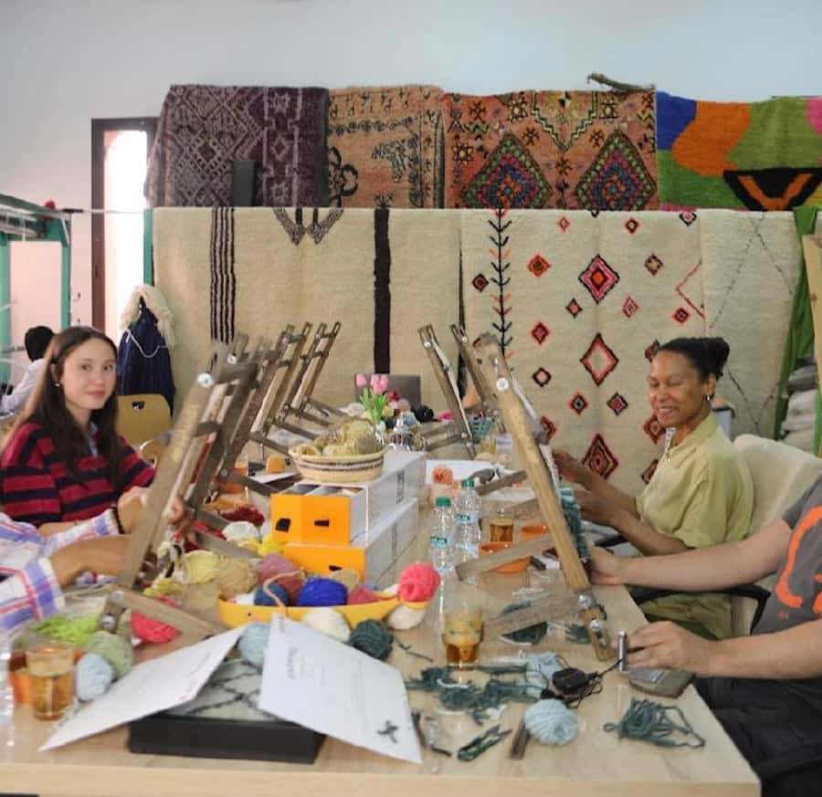 Marrakech: Weave Your Own Moroccan Rug with Love & Transfe - The loom work: relaxing, but not instant
