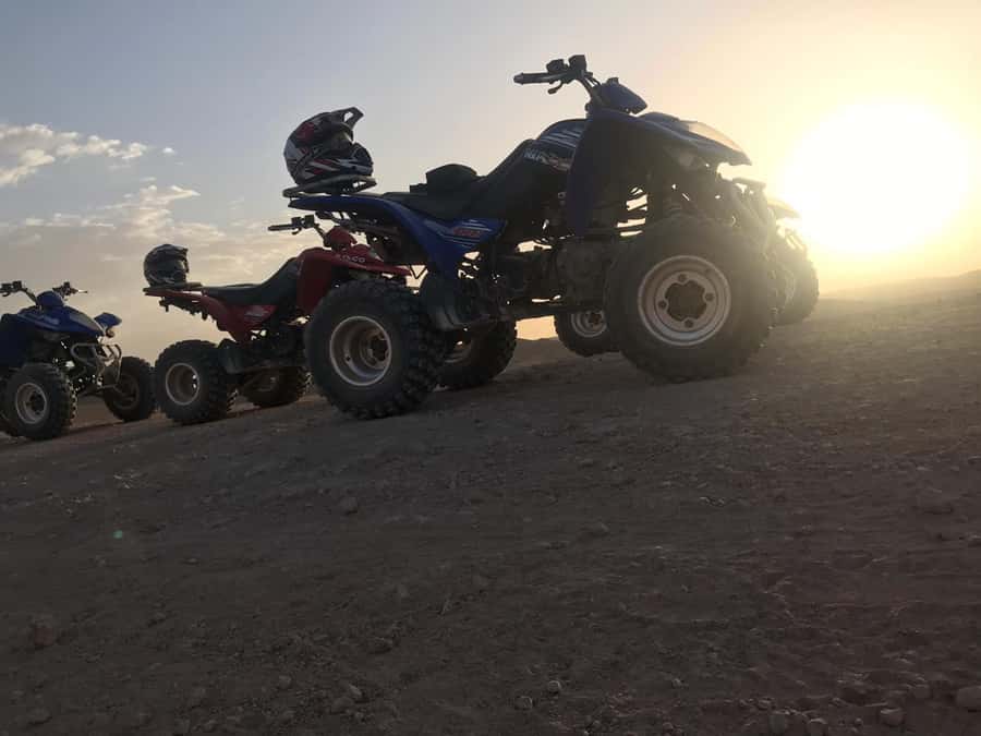 Marrakesh: Agafay Desert Quad & Camel Tour with Dinner - Tagine, tea, fire, and Berber music