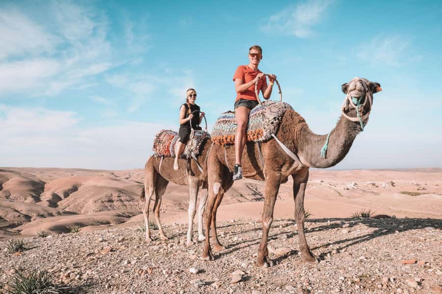 Marrakesh: Desert & Mountain Tour with Camel Ride & Lunch - Walking through Imlil Valley