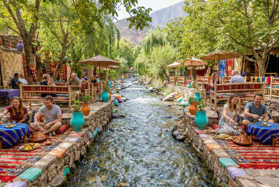 Marrakesh: Ourika Waterfalls, Atlas Mountains, Lunch + Guide - Leaving Marrakech for the Ourika Valley