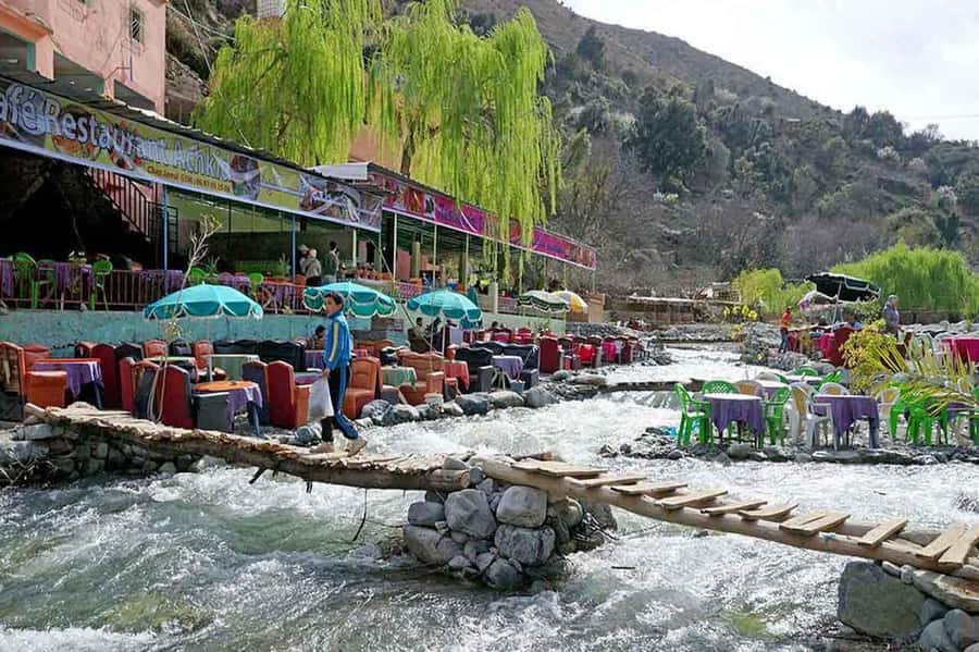 Marrakesh: Ourika Waterfalls, Atlas Mountains, Lunch + Guide - A Berber house and mint tea