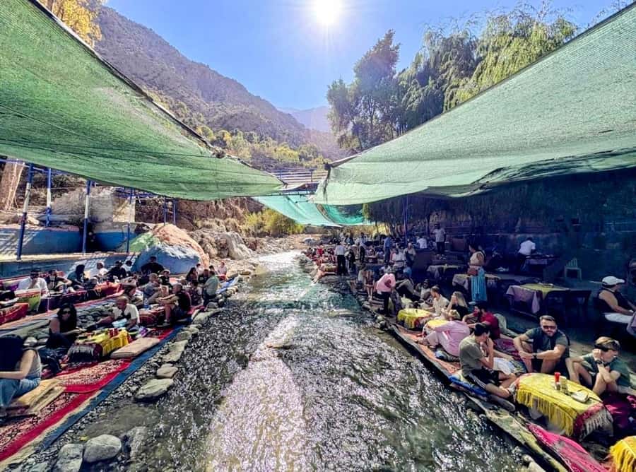 Marrakesh: Ourika Waterfalls, Atlas Mountains, Lunch + Guide - The return drive and the value of the timing