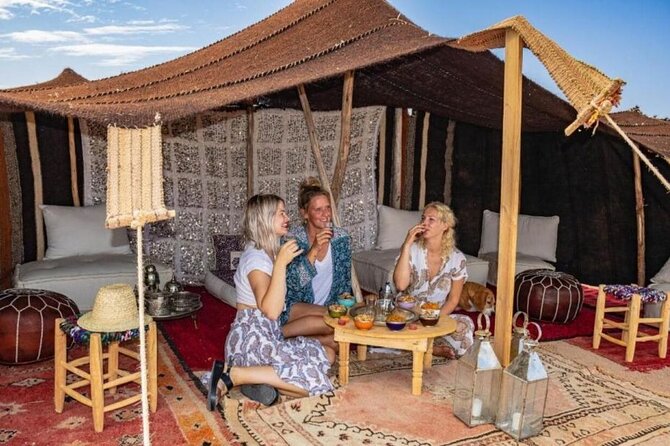 Marrakesh: Sunset Dinner in Agafay Desert with Show & Transfers - Adding the camel ride