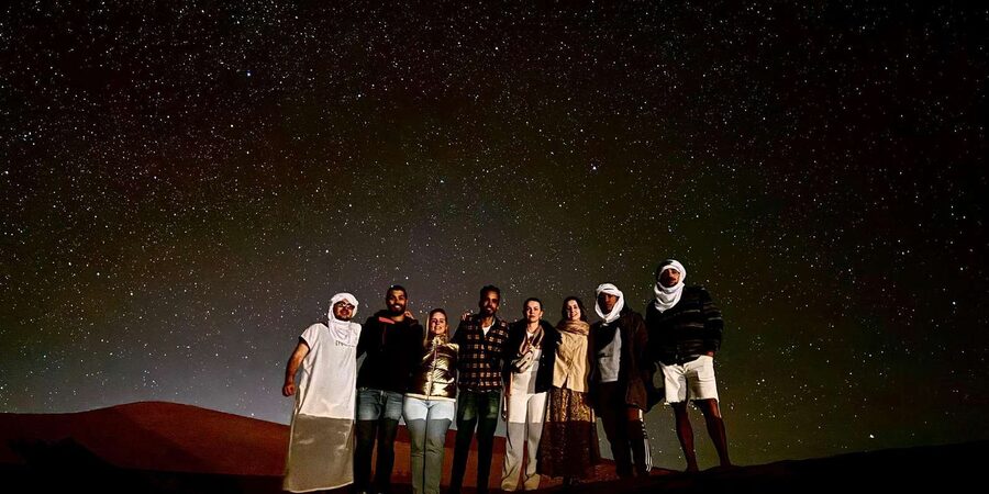 Merzouga: 1-Night in the luxury camp. camel ride & Dinner - Sleeping in the Sahara, with limits