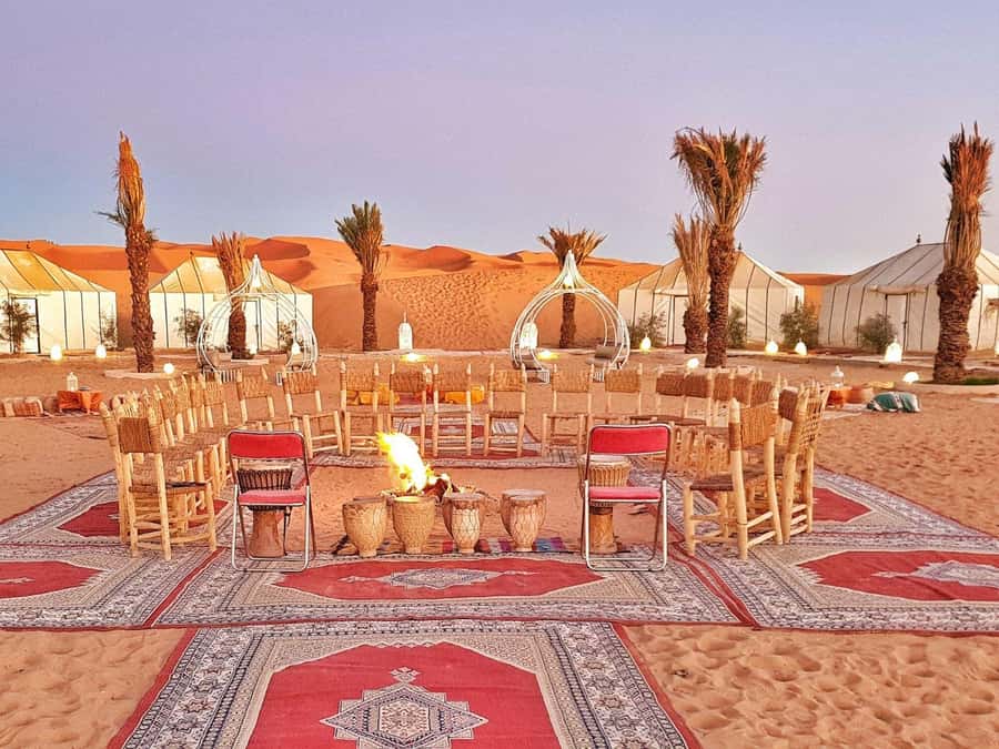 Merzouga: 1-Night in the luxury camp. camel ride & Dinner - What the $79 price really covers