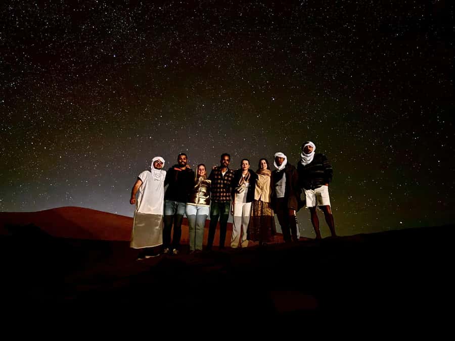 Merzouga: 1-Night in the luxury camp. camel ride & Dinner - Arriving at a private desert camp