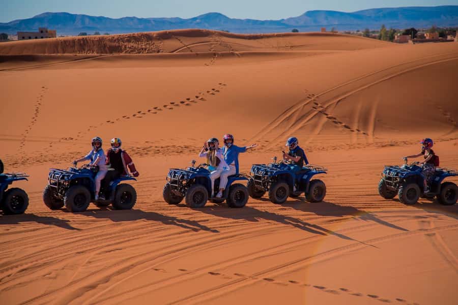 Merzouga : Adventure Quad Bike Safari, & Sandboarding - The safety briefing and first ride
