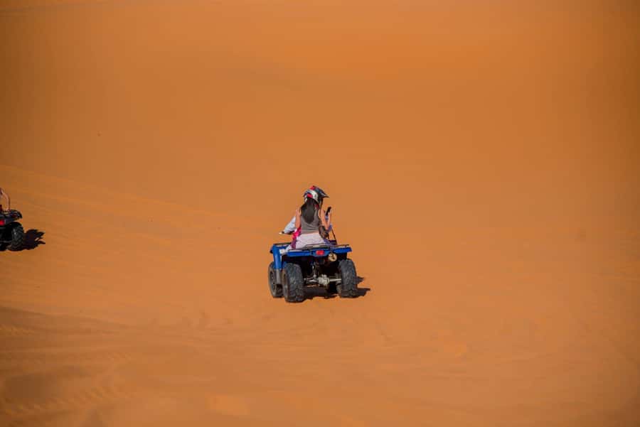 Merzouga : Adventure Quad Bike Safari, & Sandboarding - One hour across the Merzouga dunes
