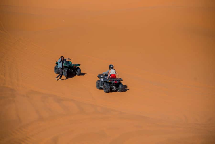 Merzouga : Adventure Quad Bike Safari, & Sandboarding - Sandboarding on the soft slopes