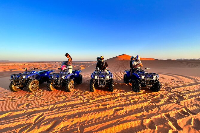 Merzouga Desert Quad bike Adventure with Sand boarding - Meeting at Ksar Tanamouste