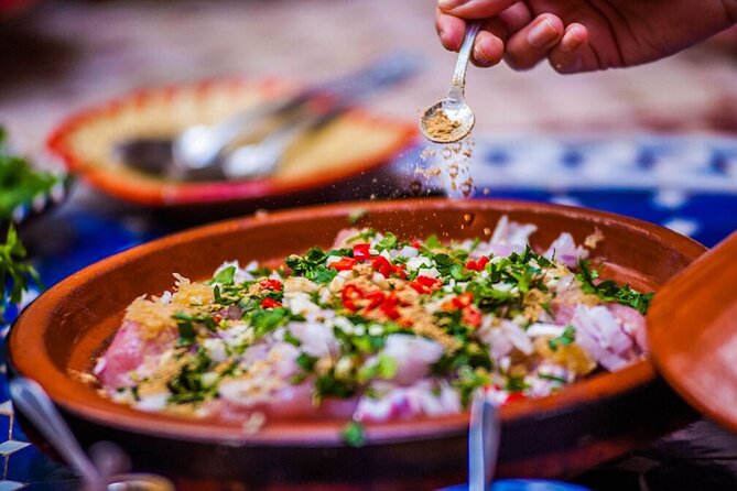 Moroccan Cooking Class and Fez Market Visit and Meal - Cooking inside a restored private home