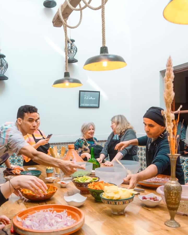 Moroccan Food Cooking Class with a Local Chef in Marrakech - The market stop, when it happens