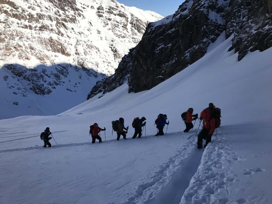 Mt Toubkal Ascent Express Trek 2 Days 1 Nights - The descent is not an easy finish