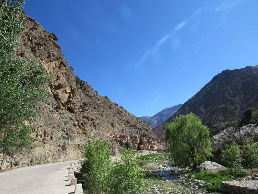 Ourika valley & atlas mountains guided tour from Marrakech - Hiking toward the Setti Fatma waterfalls