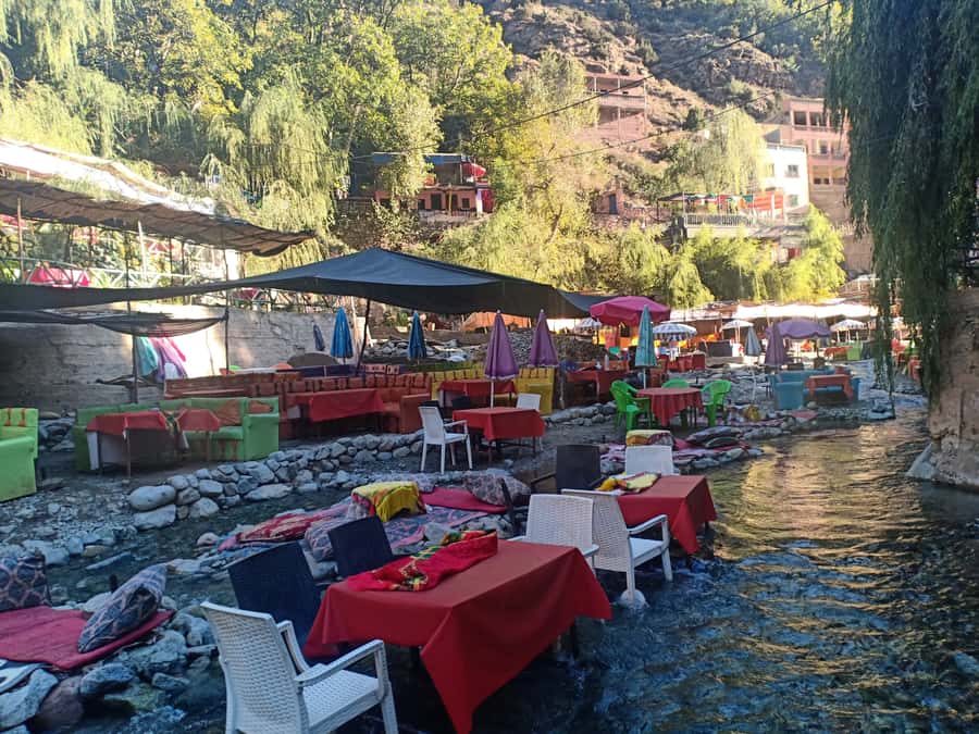 Ourika Valley ,Berber villages ,Atlas Mountains + Lunch - Ourika Valley villages and mountain scenery