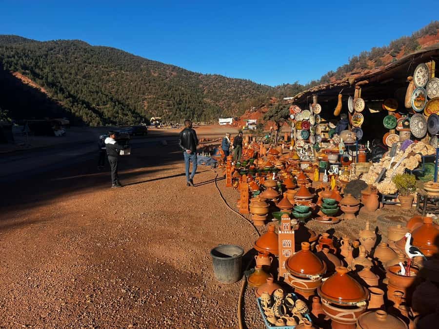 Ourika Valley Day Trip from Marrakech with Guide & Lunch - Lunch beside the Ourika River