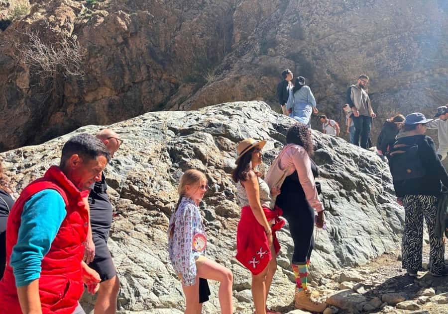 Ourika Valley Day trip: Hike, waterfall, lunch and Relax - Reaching Setti Fatma and the waterfall path