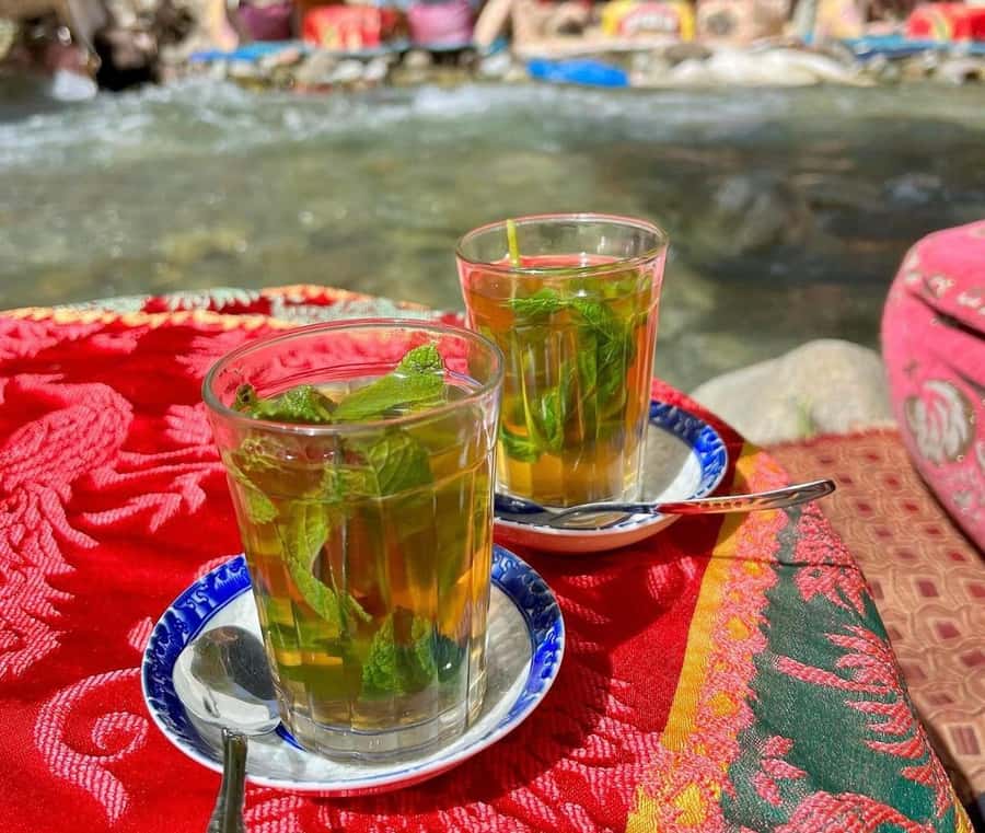Ourika Valley: Quad Biking,Camel Riding,and Hiking Adventure - Lunch beside the river, with the cost in mind