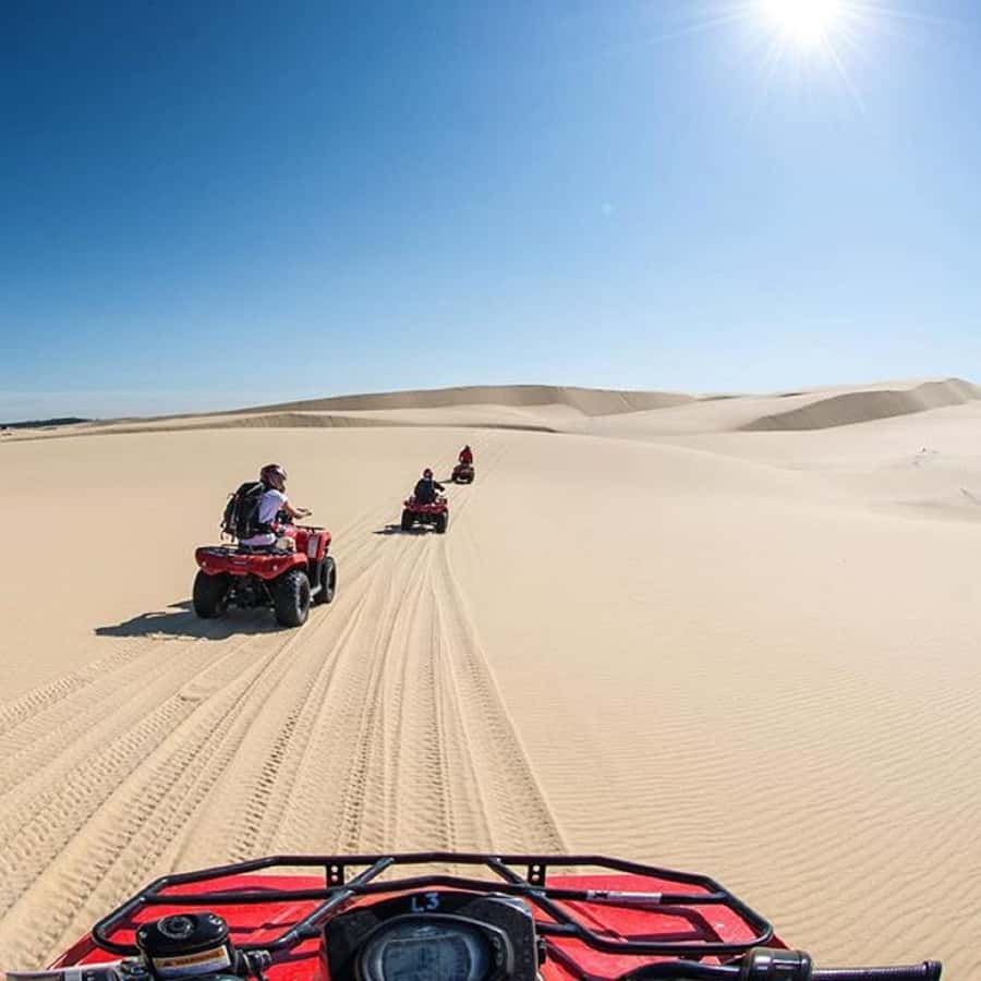 Paradise Valley & Desert Dunes with Camel Ride and quad bike - Walking into Paradise Valley