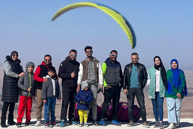 Paragliding and Camel tour in Agafay from Marrakech - Tea on a Berber terrace