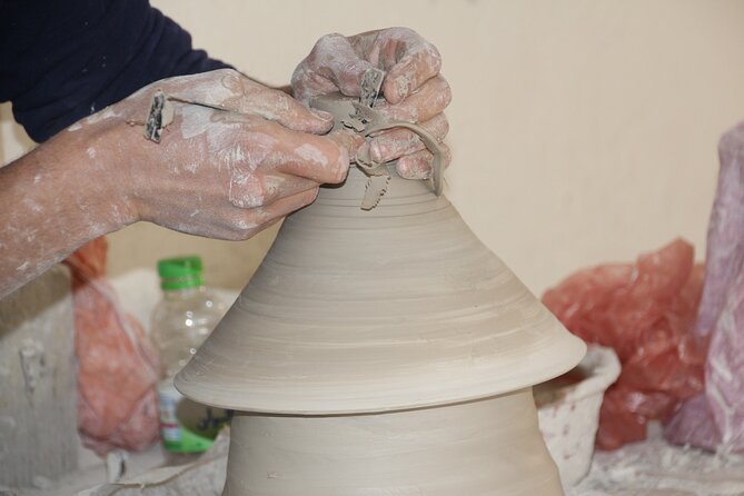 Pottery and Mosaic Workshop in Fes Led by Local Artisans - Painting Moroccan patterns by hand