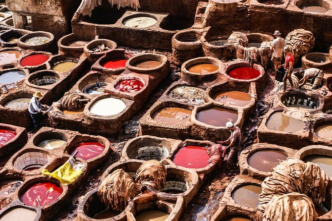 Private guided tour of Fez with lunch from Casablanca - Chouara Tannery and the working craft of leather