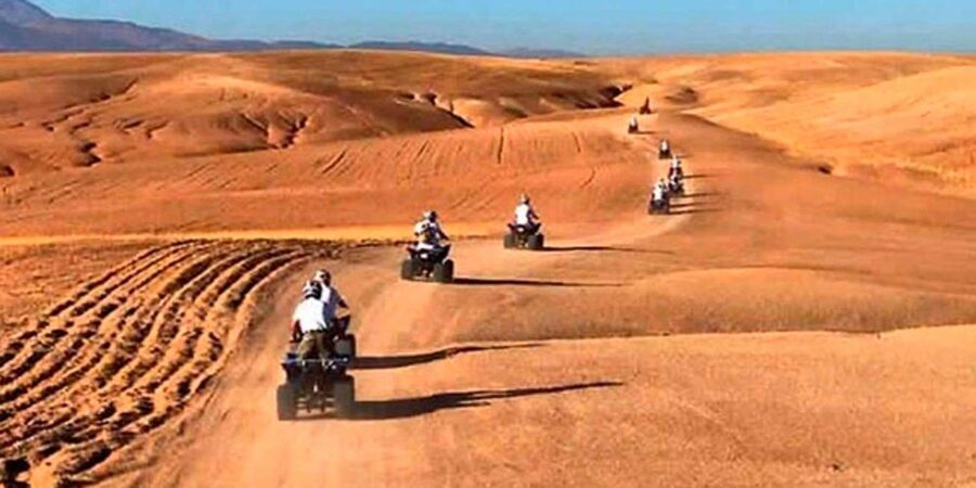 Quad bike and Lunch & Pool in Desert Marrakech Agafay - Pool time after the dusty ride