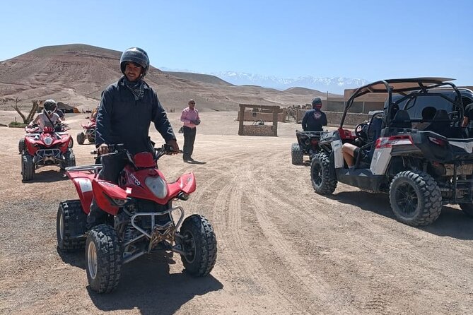 Quad Biking Agafay desert - From Marrakech pickup to the quad station