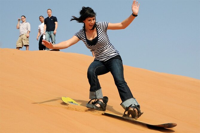 Sandboarding guided experience from Agadir&Taghazout - Small groups, mixed ability levels, and family appeal