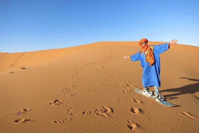 Sandboarding guided experience from Agadir&Taghazout - Food, comfort, and what to bring