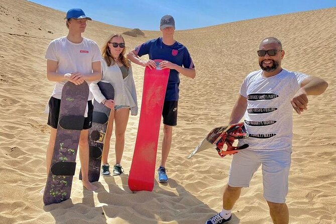 Sandboarding with Panoramic Views of the ocean and Agadir Desert - Sliding Down Tamri’s Rolling Dunes