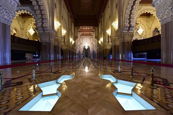 Skip the line Hassan II Mosque guided Tour entry tickets included - The architecture, courtyards, and coastal setting