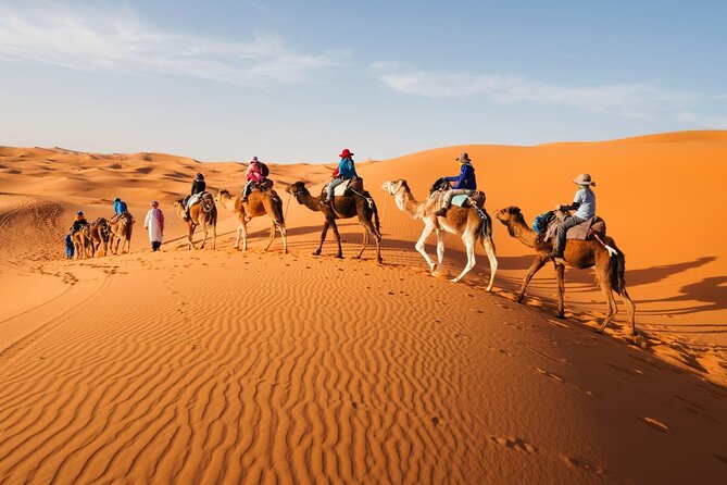 Standard trip in 1 night / 2 days from fez to merzouga - marrakech or back with same transportation fez - Key points to know before booking
