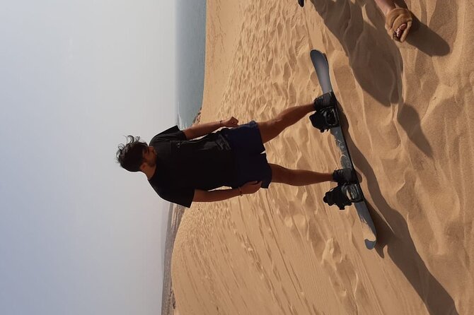 SUNSET Sandbording in AGADIR - Reaching the dunes near the beach