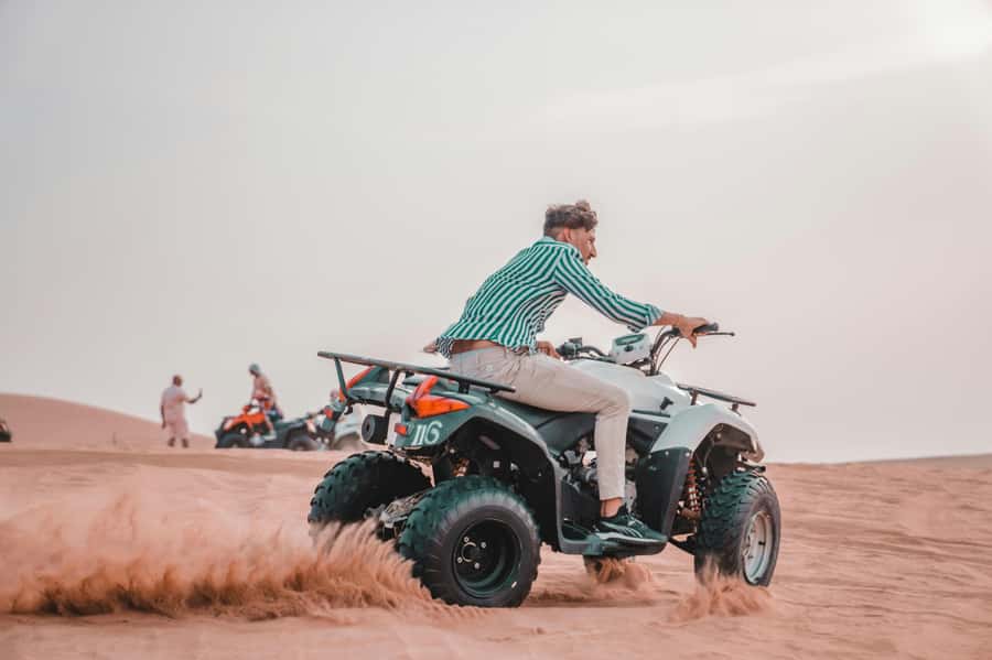 Tangier: Quad Bike Adventure with Hotel Transfers - Riding for roughly one hour through mountain terrain