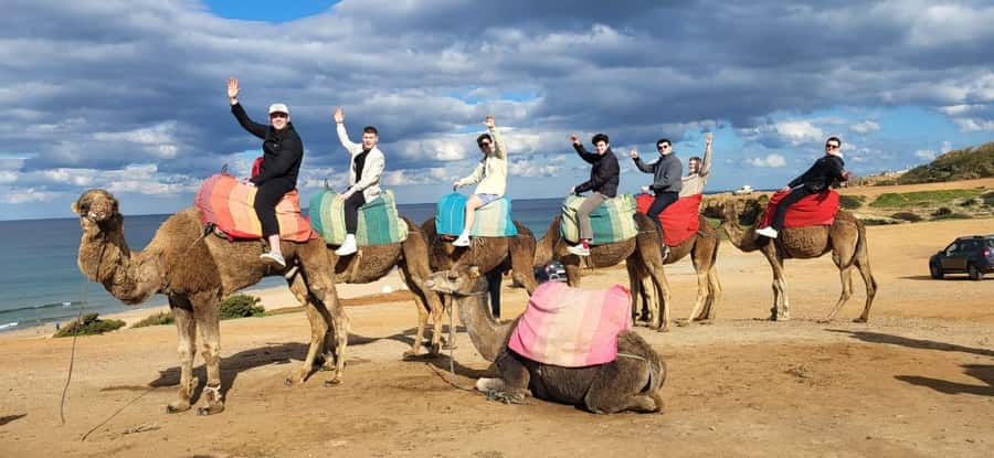 Tangier: sunset, tea, camel ride, Cape Spartel and caves. - The drive from Tangier to the Atlantic coast