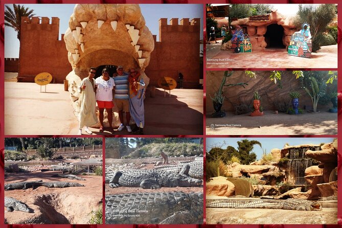 Trip To Croco Park - Entering a garden filled with Nile crocodiles