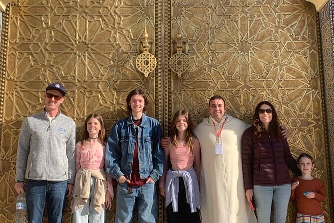 Walking Tour in Old Medina Fez with Official Guide - Bab Boujloud, the blue-and-green gateway